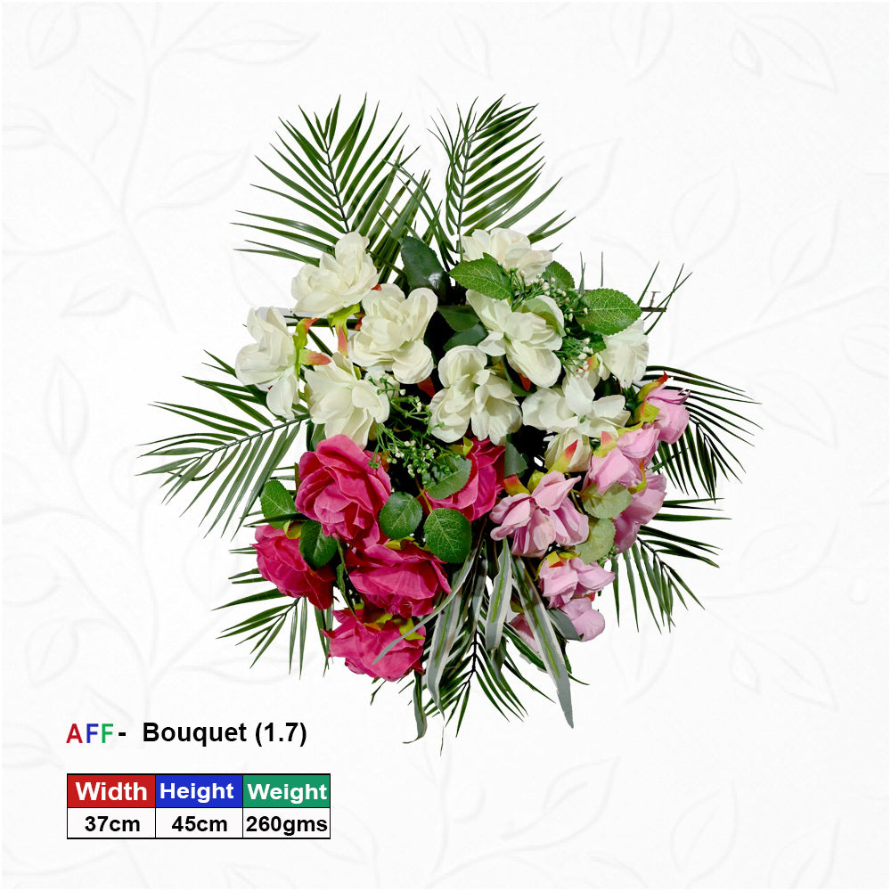 Artificial Flower Radiant Garden Sheaf Wall Arrangement