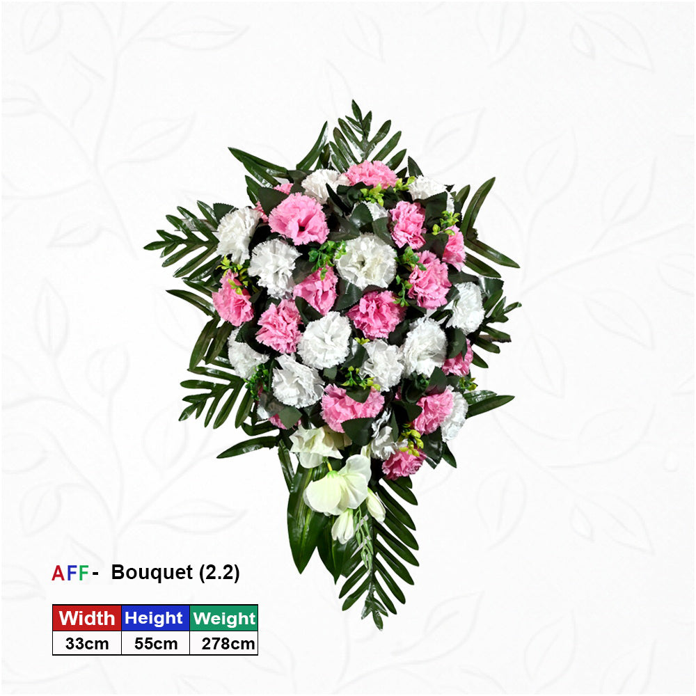 Artificial Flower Pastel Petals Cascade Wall Arrangement