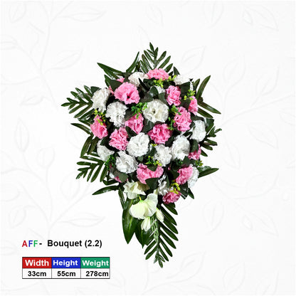 Artificial Flower Pastel Petals Cascade Wall Arrangement