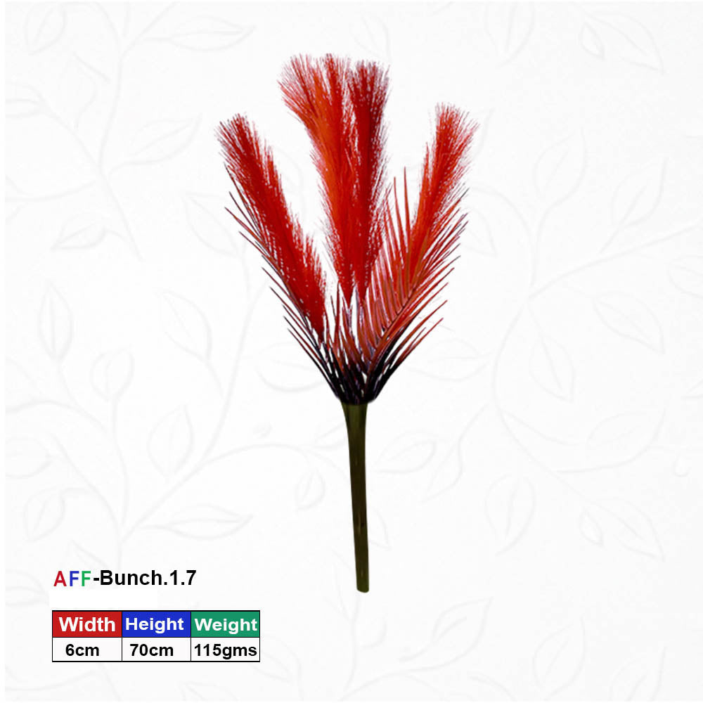 Artificial Pampas Grass Red | AFF-Bunch-1.7  | {Different colors are available}