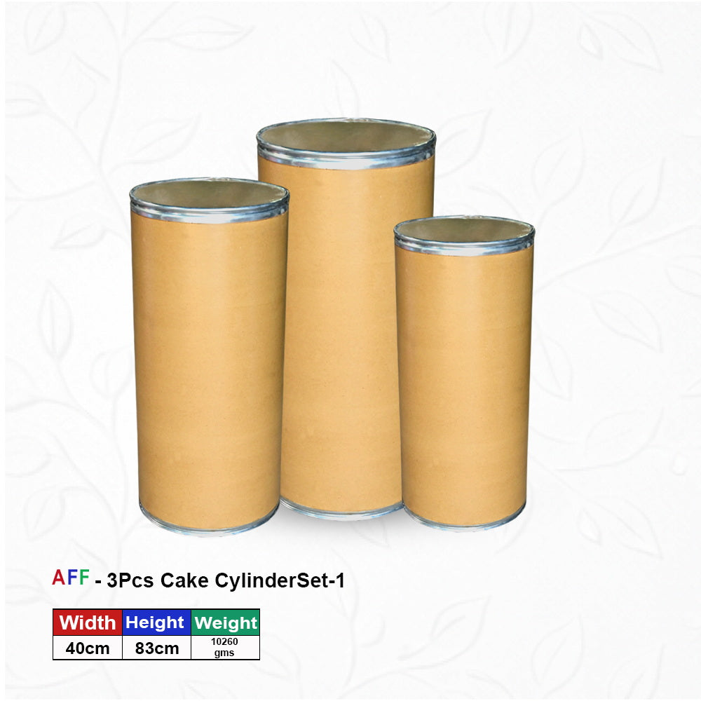 Artificial Rustic Kraft Earth-Tone Cylinder Set