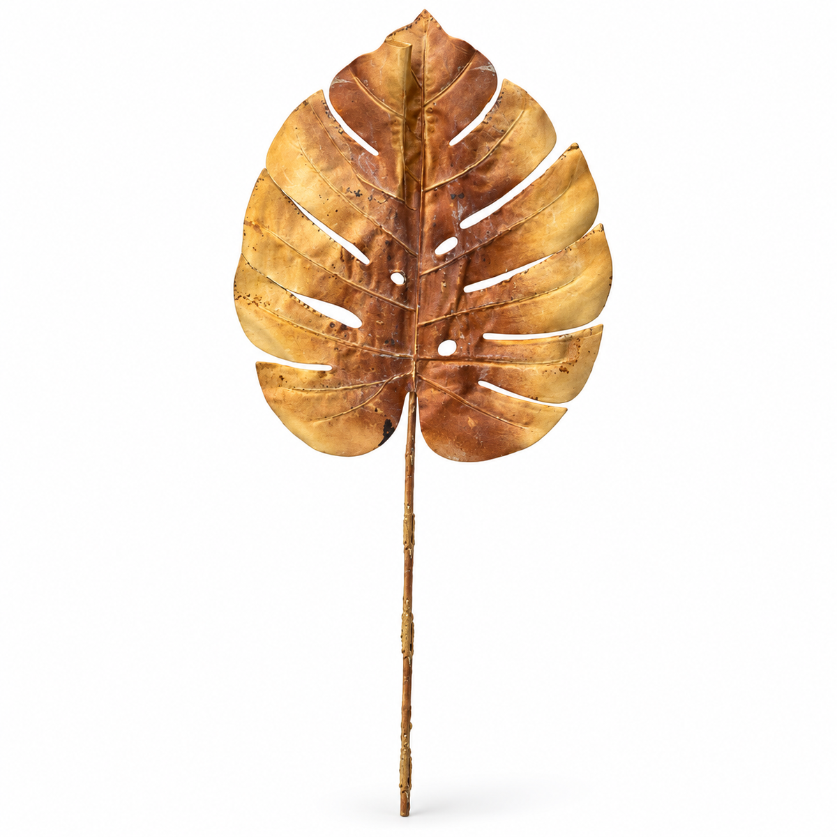 Artificial Gold Monstera Leaf Stick for Home, Wedding & Event Décor – 27 × 70 cm