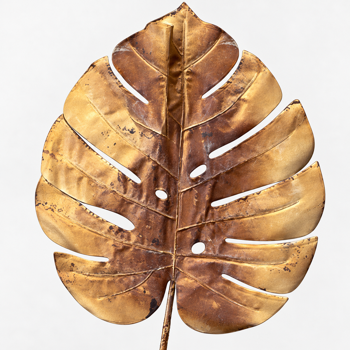 Artificial Gold Monstera Leaf Stick for Home, Wedding & Event Décor – 27 × 70 cm