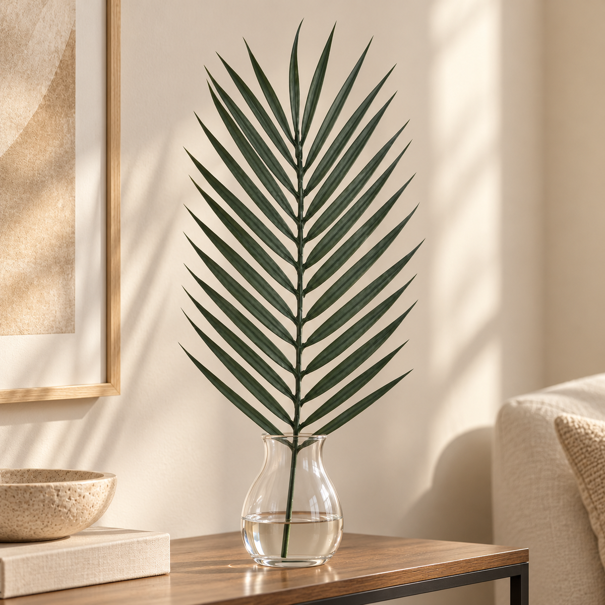 Artificial Green Palm Leaf Stick for Home, Wedding & Event Décor – 17 × 42 cm