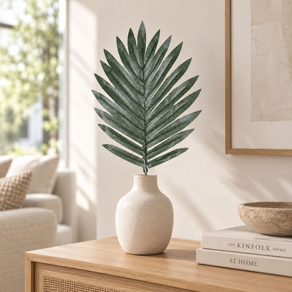 Artificial Green Palm Leaf Stick for Home, Wedding & Event Décor – 18 × 35 cm