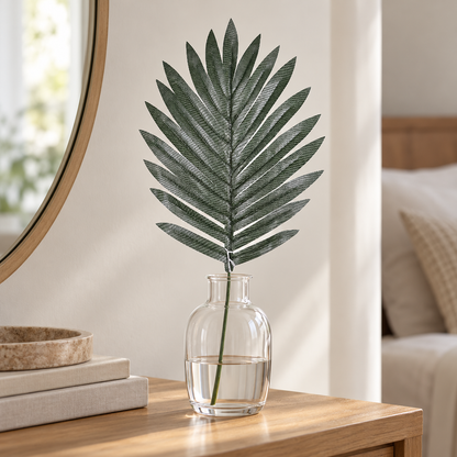 Artificial Green Palm Leaf Stick for Home, Wedding & Event Décor – 18 × 35 cm