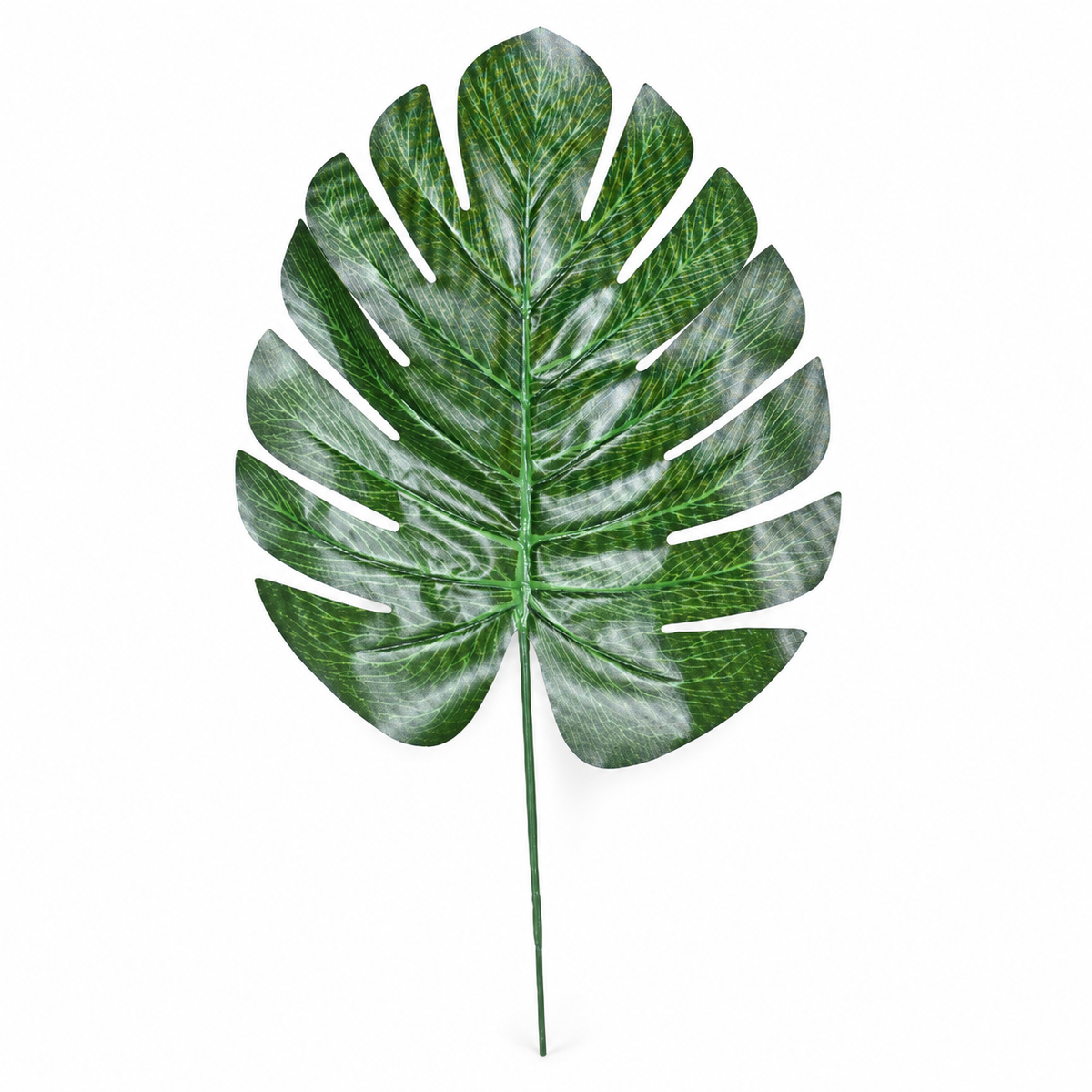 Artificial Green Monstera Leaf Stick for Home, Wedding & Event Décor – 17 × 28 cm