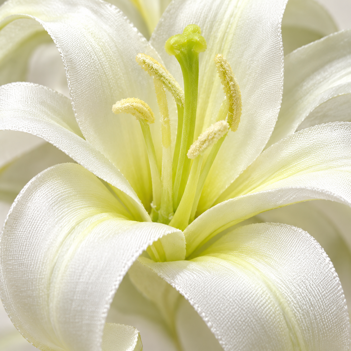 Artificial White Lily Flower Stick – 88 cm Decorative Floral Spray for Home, Office & Wedding Décor