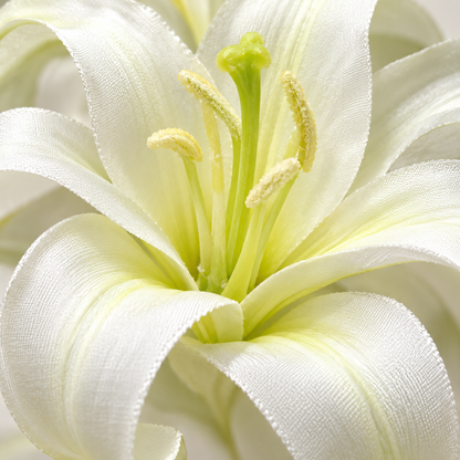 Artificial White Lily Flower Stick – 88 cm Decorative Floral Spray for Home, Office & Wedding Décor
