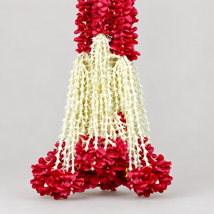 Artificial Flower Garland Dhol Ladi with flower | pack of 10