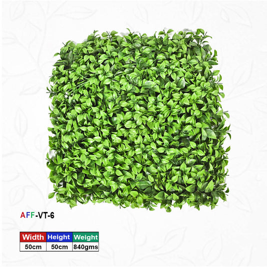 Artificial Flower Factory Premium Artificial Lush Green Boxwood Wall Panel (50x50 cm) â€“ Versatile Foliage Backdrop for Home Decor, Garden Privacy & Office Interiors