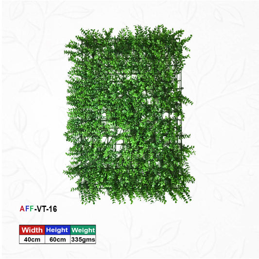 Artificial Flower Factory Premium Artificial Eucalyptus Hedge Wall Panel (40x60 cm) â€“ Elegant Foliage Backdrop for Home Decor, Office Accents & Balcony Privacy Screen