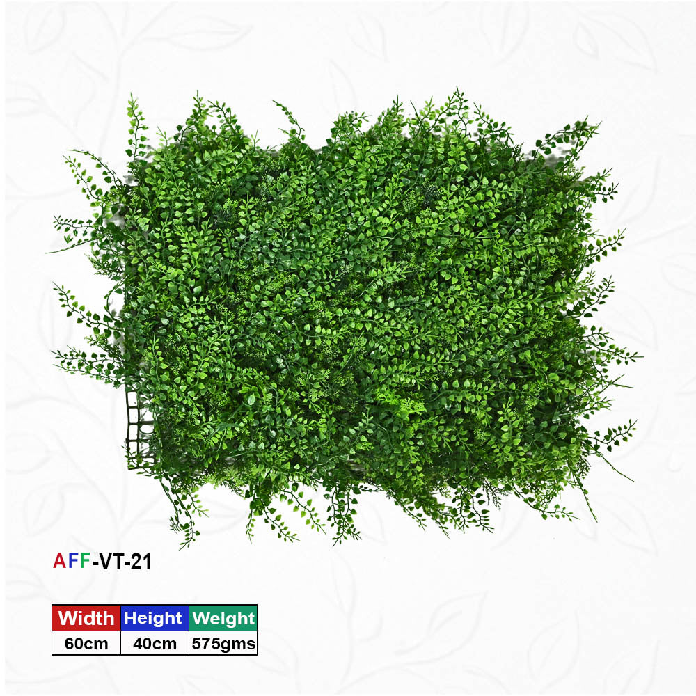 Artificial Flower Factory Premium Trailing Ivy & Fern Foliage Panel (60x40 cm) â€“ High-Density 3D Green Wall for Luxury Decor & Professional Backdrops