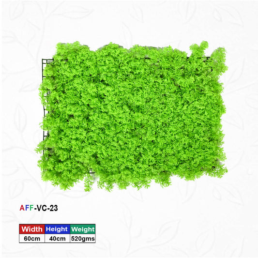 Artificial Flower Factory Ultra-Lush Moss & Fern Foliage Panel (60x40 cm) â€“ High-Density 3D Green Wall for Vibrant Interior Accents & Professional Backdrops