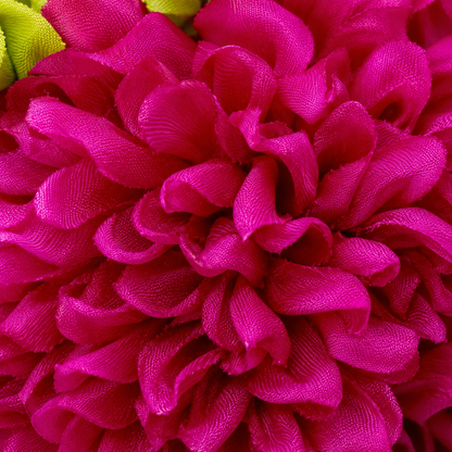 Artificial Magenta Flower & Pearl Bead Hanging Jhumar for Wedding & Festive Decoration – 27 cm | Pack of 10
