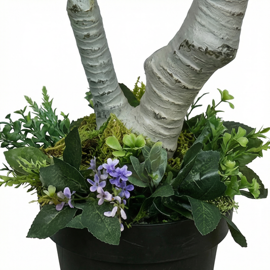 Artificial Plant Multi-Tiered Umbrella Potted Tree