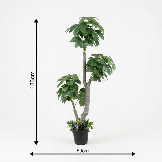 Artificial Plant Multi-Tiered Umbrella Potted Tree