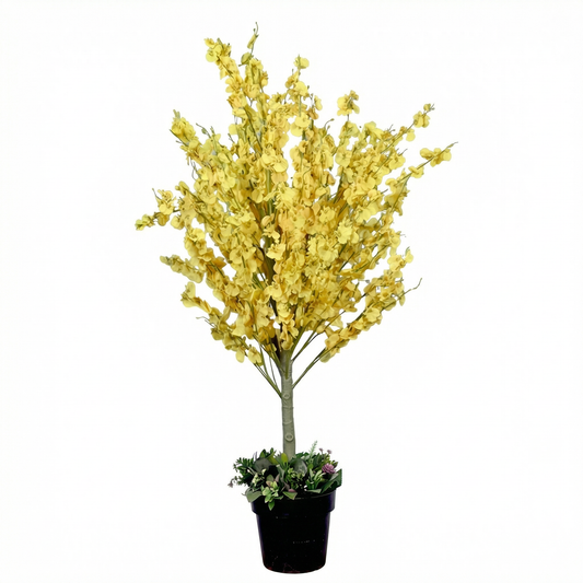 Artificial Plant Oncidium "Dancing Lady" Potted Tree