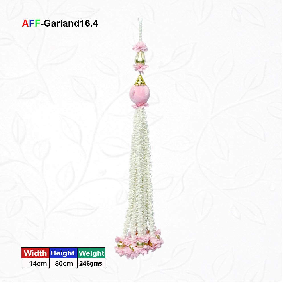 Artificial Flower Ladi mogra Pink | AFF-Garland-16.4  | Price Rs.480/Piece