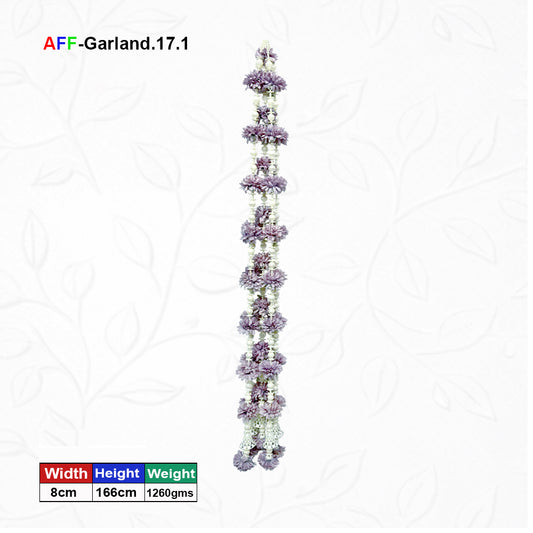 Artificial Flower pearl Garland Pink | AFF-Garland-17.1  | PRice Rs.2500/10pcs