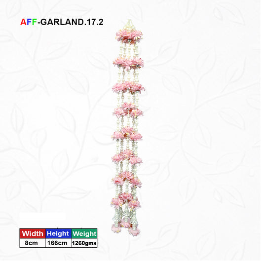 Artificial Flower pearl Garland Light Purple | AFF-Garland-17.2 | Price Rs.2500/10pcs