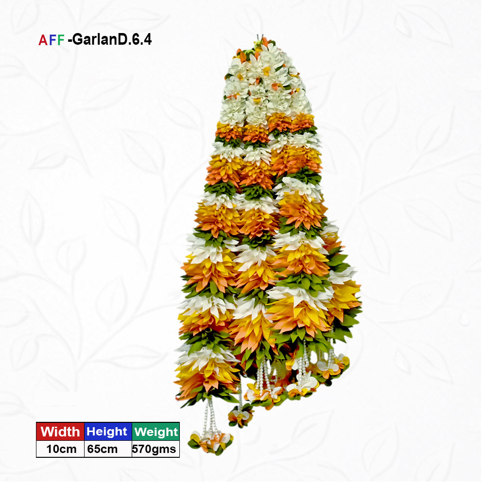 Artificial Flower Garland Dhol Ladi | AFF-Garland-6.4 | Price Rs.1800/10pcs {Different colors are available}