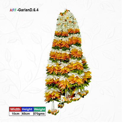 Artificial Flower Garland Dhol Ladi | AFF-Garland-6.4 | Price Rs.1800/10pcs {Different colors are available}