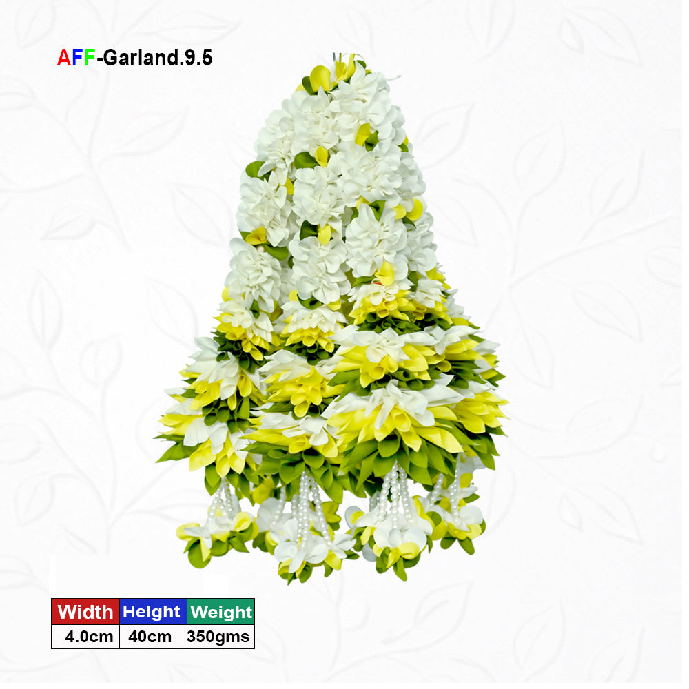 Artificial Flower Garland small Dhol Ladi | AFF-Garland-9.5 | Price Rs.1000/10pcs