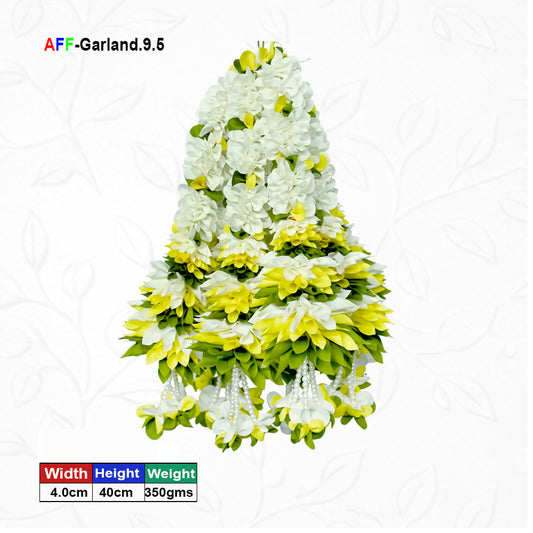 Artificial Flower Garland small Dhol Ladi | AFF-Garland-9.5 | Price Rs.1000/10pcs
