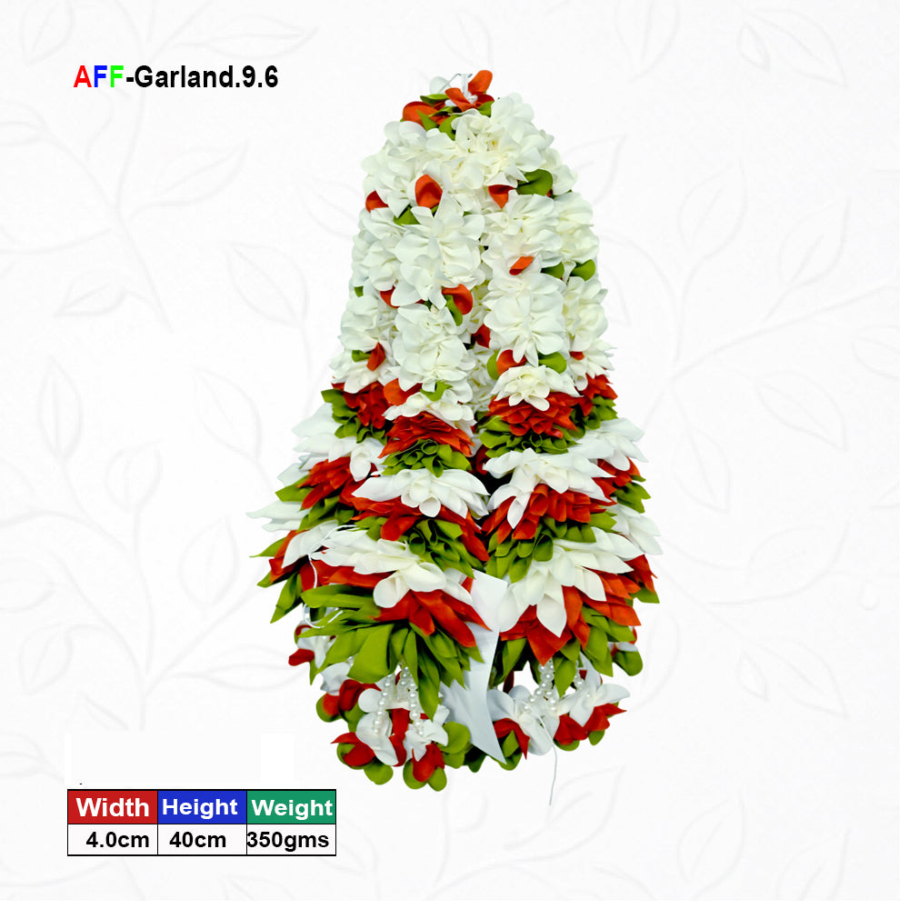 Artificial Flower Garland small Dhol Ladi | AFF-Garland-9.6  | Price Rs.1000/10pcs