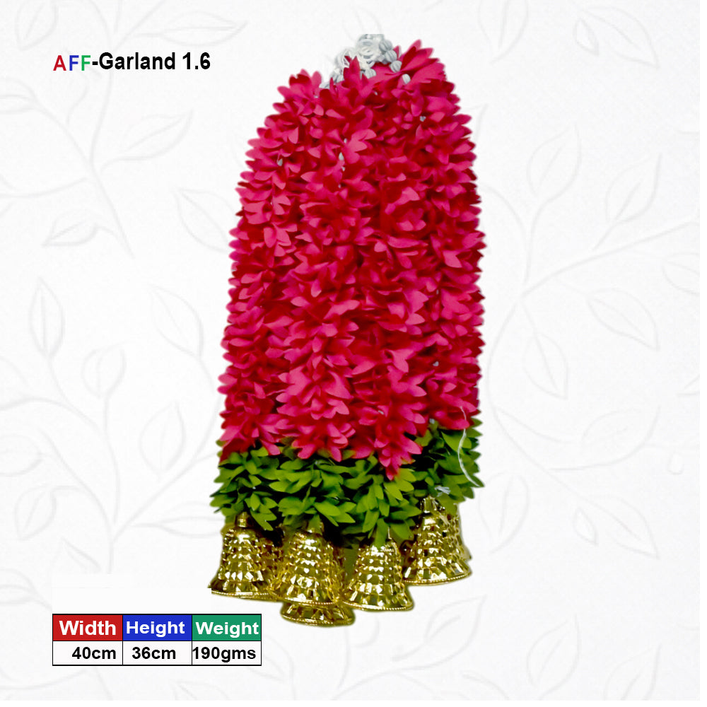 Artificial Flower Garland | AFF-Garland-1.6| Price Rs.480/10pcs {Different colors are available}