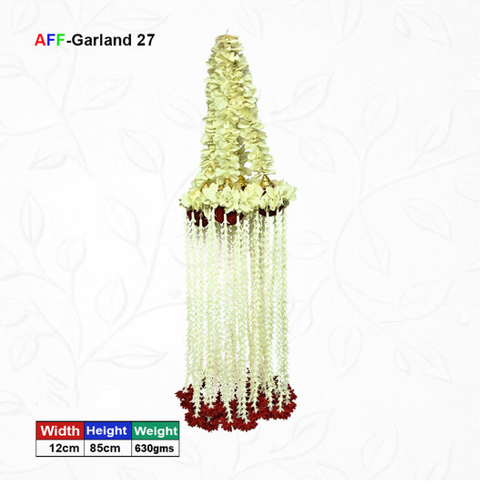 Artificial Mogra Jhumar Pointed Red | AFF-Garland-27  | Price Rs.480/Piece