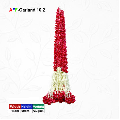 Artificial Flower Garland Dhol Ladi with flower | AFF-Garland-10.2 | Price Rs.1200/10pcs