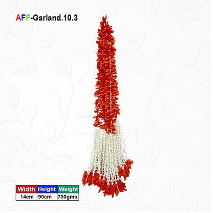Artificial Flower Garland Dhol Ladi with flower | AFF-Garland-10.3  | Price Rs.1200/10pcs