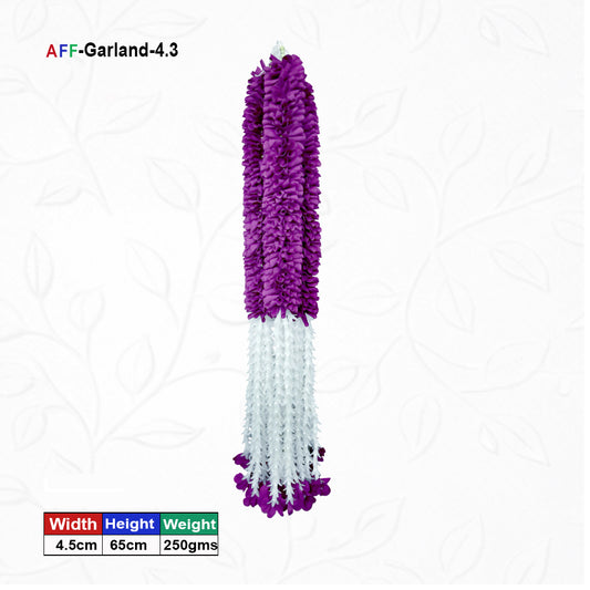 Artificial Flower Garland with plastic edges | AFF-Garland-4.3  | Price Rs.1600/10pcs