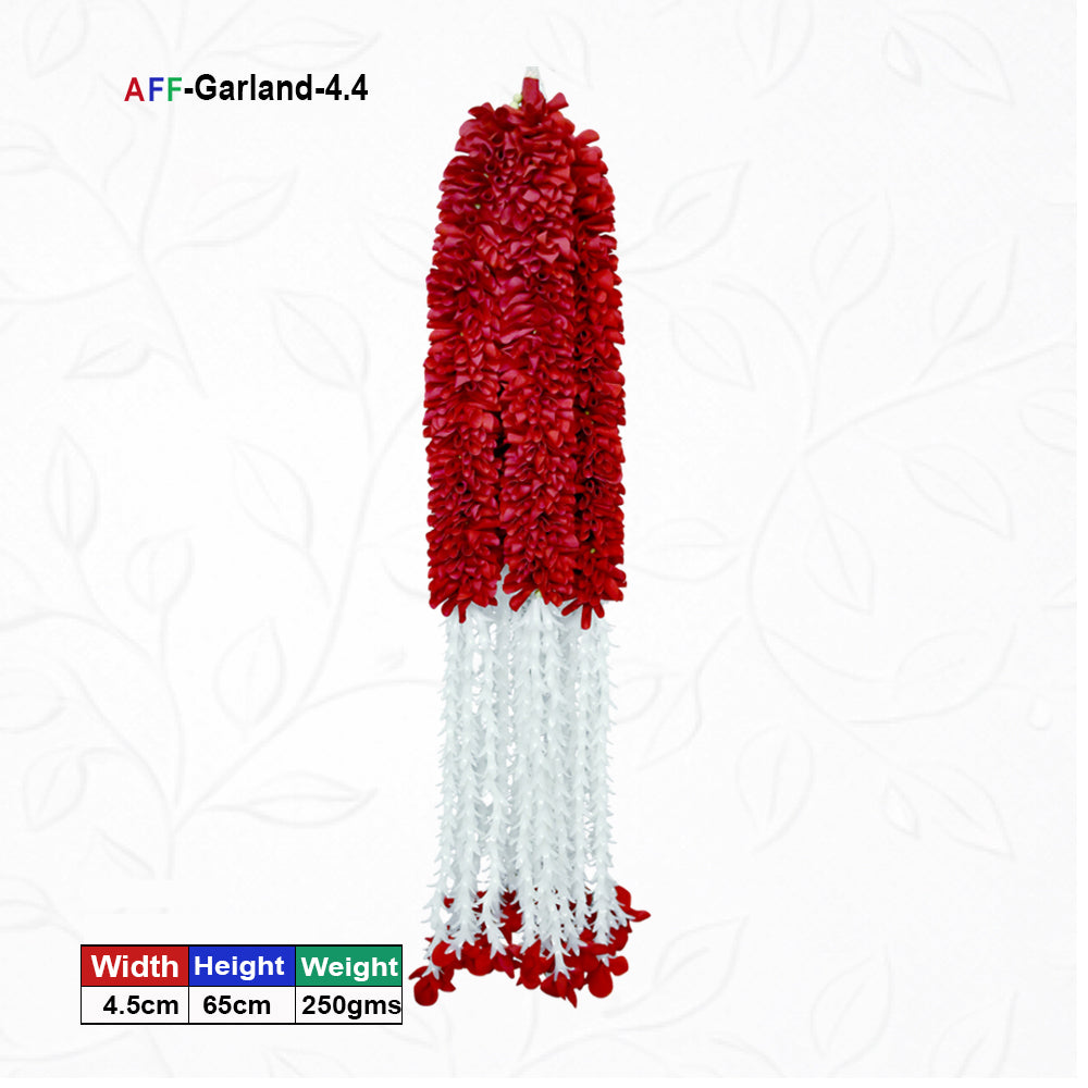 Artificial Flower Garland with plastic edges | AFF-Garland-4.4  |  Price Rs.1600/10pcs