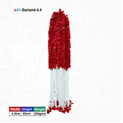 Artificial Flower Garland with plastic edges | AFF-Garland-4.4  |  Price Rs.1600/10pcs