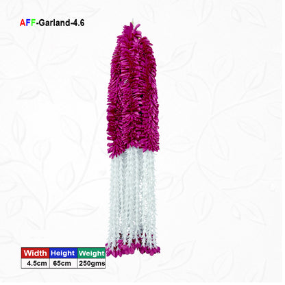 Artificial Flower Garland with plastic edges | AFF-Garland-4.6 | Price Rs. 1600/10pcs