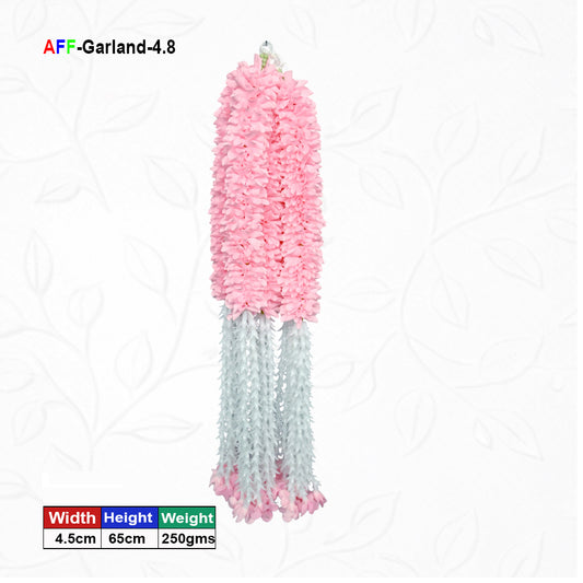 Artificial Flower Garland with plastic edges | AFF-Garland-4.8  |  Price Rs.1600/10pcs