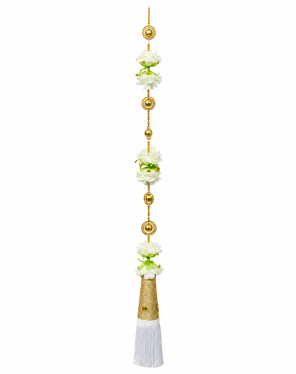 Artificial Flower 6 Yellow Ladi | Pack of 1