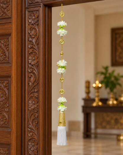 Artificial Flower 6 Yellow Ladi | Pack of 1