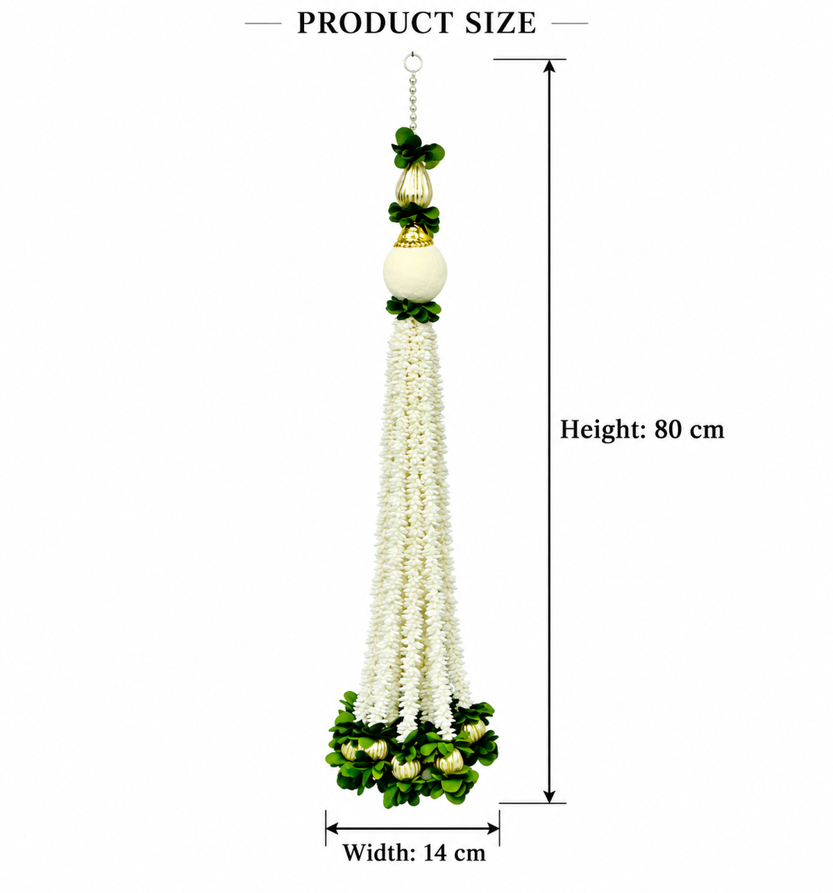 Artificial Flower Garland (mogra Ladi) | Pack of 1