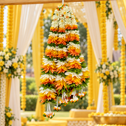 Artificial Flower Garland Dhol Ladi | Pack of 10