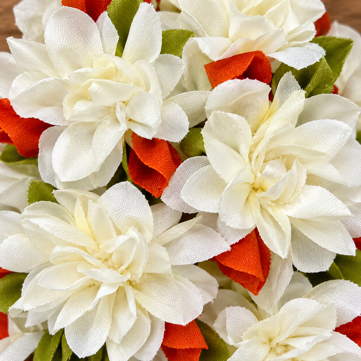 Artificial Flower Garland small Dhol Ladi | Pack of 10