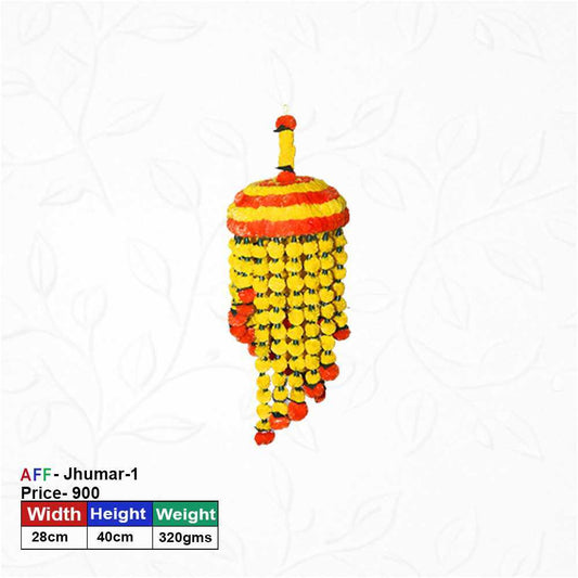 Artificial Flower Grand Waterfall Marigold Jhumar