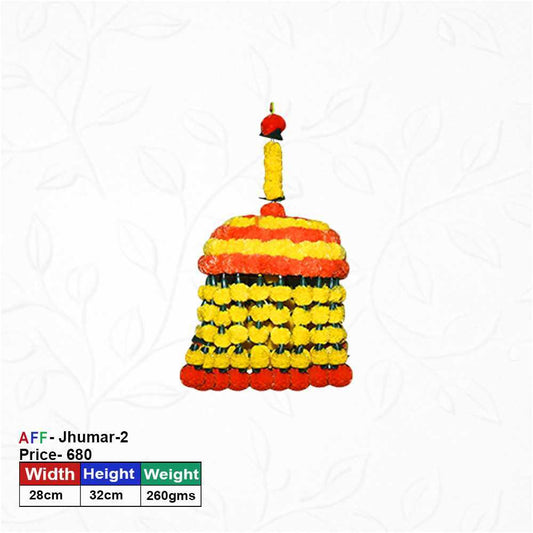 Artificial Flower Traditional Marigold Hanging Jhumar