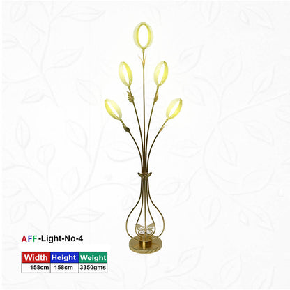 Artificial Flower Factory Floral Glow Modern Decorative Floor   Standing Lamp