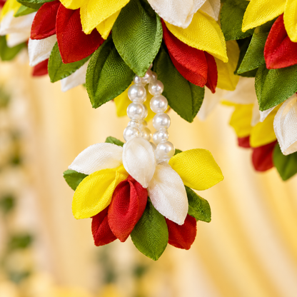 Artificial Flower Garland small Dhol Ladi | Pack of 10