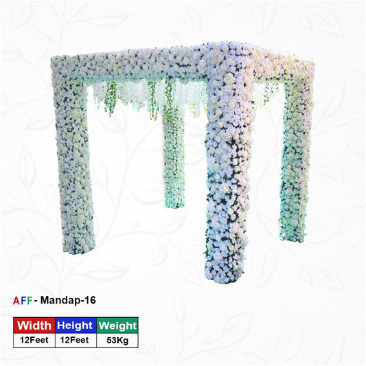 Artificial Eternal Bloom Full-Floral Pavilion