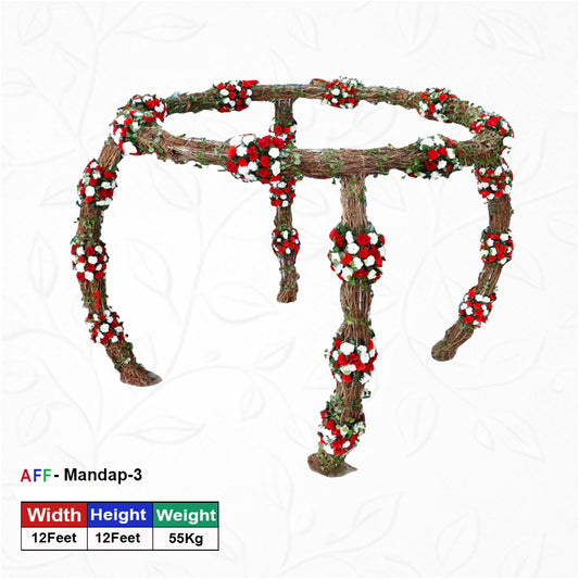 Artificial Rustic Enchantment Mandap